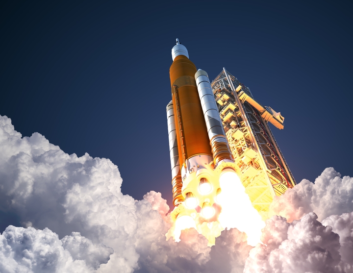 Space Launch System Takes Off